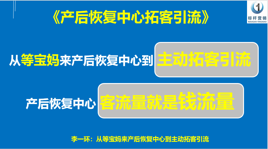 产后恢复中心拓客引流：产后修复拓客如何卖体验卡与产后康复中心拓客话术